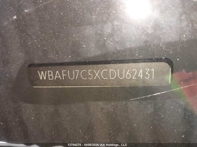 Продажа на аукционе авто 2012 Bmw 535i Xdrive, vin: WBAFU7C5XCDU62431, номер лота: 12704275