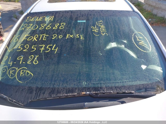 Продаж на аукціоні авто 2016 Kia Forte 2.0l Ex/2.0l Ex Se, vin: KNAFX4A86G5525754, номер лоту: 12708688