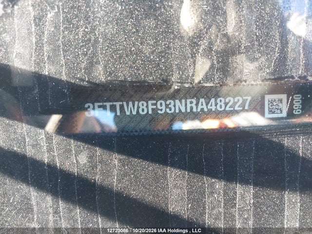 3FTTW8F93NRA48227 Ford Maverick