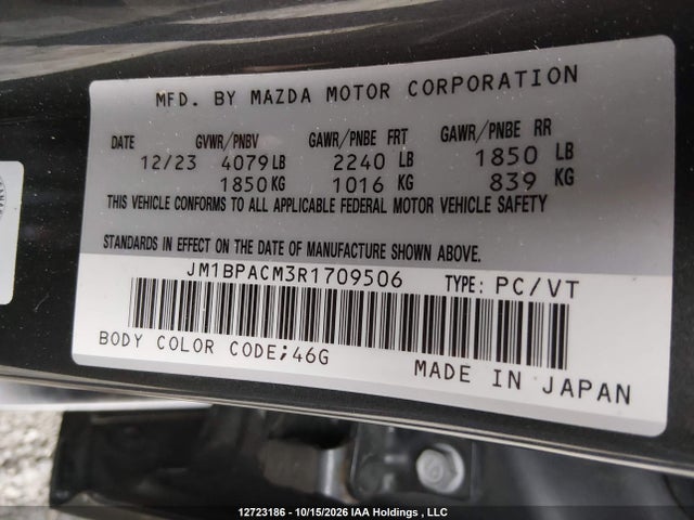 Mazda 3 2024 JM1BPACM3R1709506 Image 9