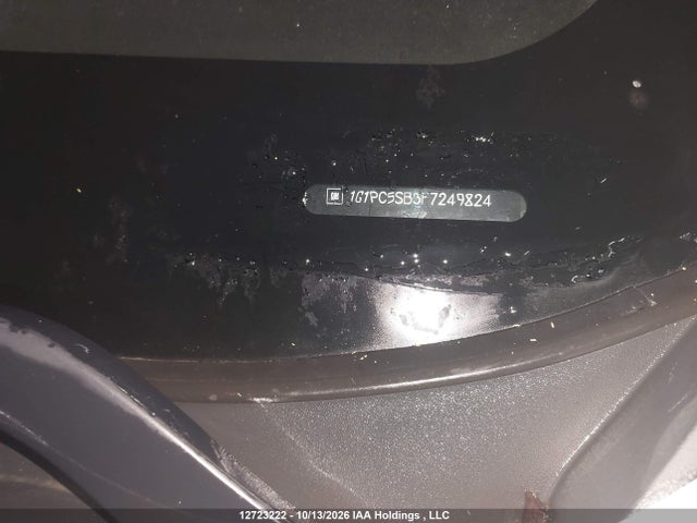 12723222 :رقم المزاد ، 1G1PC5SB3F7249824 vin ، 2015 Chevrolet Cruze Lt مزاد بيع