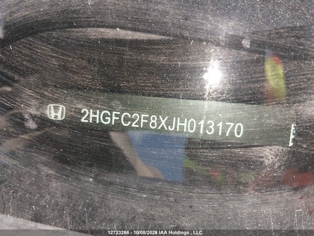 Honda CIVIC EX 2018 2HGFC2F8XJH013170 Image 19