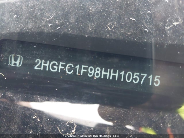 Honda Civic Touring 2017 2HGFC1F98HH105715 Image 9
