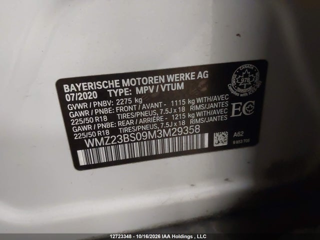 WMZ23BS09M3M29358 Mini Se Countryman Cooper