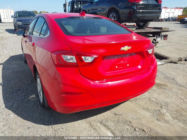 2017 Chevrolet Cruze Lt Auto მანქანა იყიდება აუქციონზე, vin: 3G1BE5SM5HS549603, აუქციონის ნომერი: 12723450