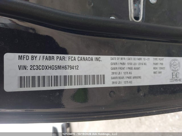 Dodge CHARGER GT 2021 2C3CDXHG5MH679412 Image 20