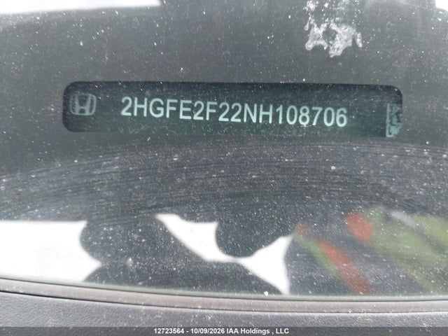 Honda Civic Lx 2022 2HGFE2F22NH108706 Image 19