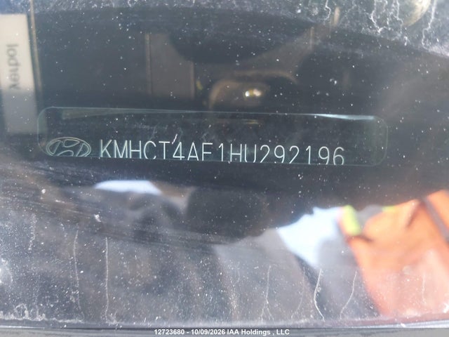 Продажа на аукционе авто 2017 Hyundai Accent Gl, vin: KMHCT4AE1HU292196, номер лота: 12723680