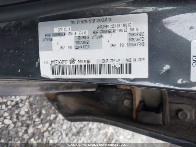 JM1DE1KY5E0188291 Mazda Mazda2 Sport
