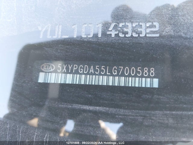 Продажа на аукционе авто 2020 Kia Sorento S, vin: 5XYPGDA55LG700588, номер лота: 12701808