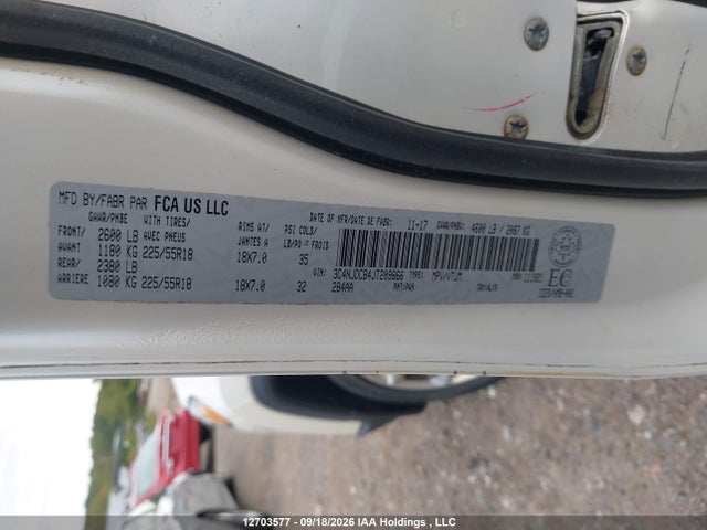 Продажа на аукционе авто 2018 Jeep Compass Limited, vin: 3C4NJDCB4JT209866, номер лота: 12703577