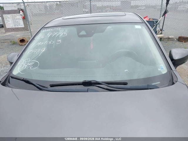12694445 :رقم المزاد ، JM1BN1V79H1154119 vin ، 2017 Mazda Mazda3 Gs مزاد بيع