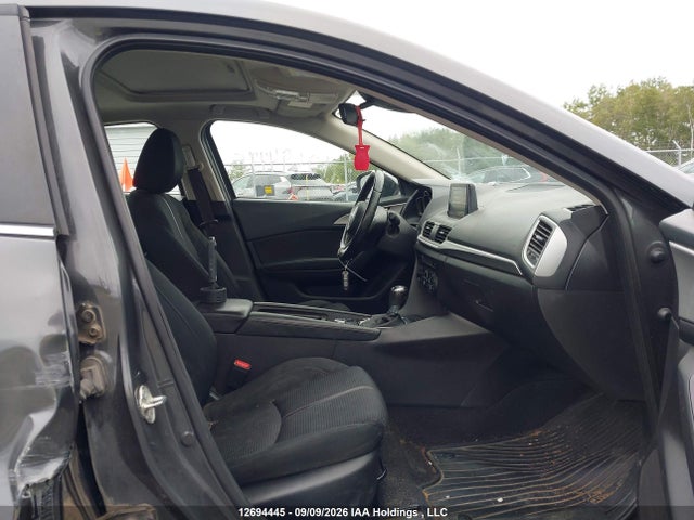 12694445 :رقم المزاد ، JM1BN1V79H1154119 vin ، 2017 Mazda Mazda3 Gs مزاد بيع