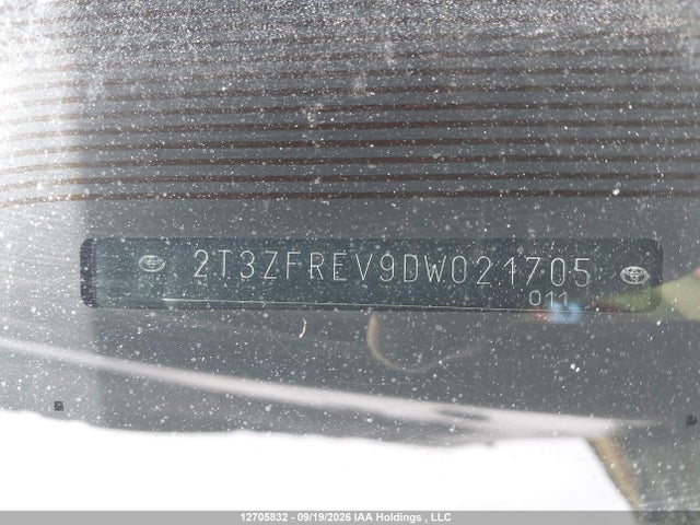 Продажа на аукционе авто 2013 Toyota Rav4 Le, vin: 2T3ZFREV9DW021705, номер лота: 12705832