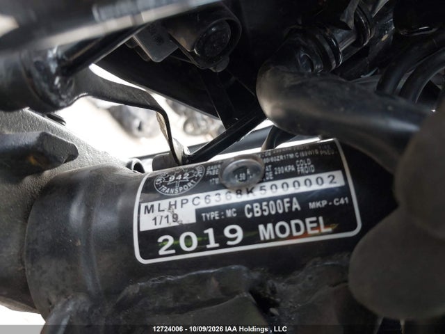 MLHPC6368K5000002 Honda Cb500 Fa