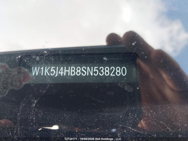 2025 Mercedes-benz Cla 250 4matic მანქანა იყიდება აუქციონზე, vin: W1K5J4HB8SN538280, აუქციონის ნომერი: 12724171