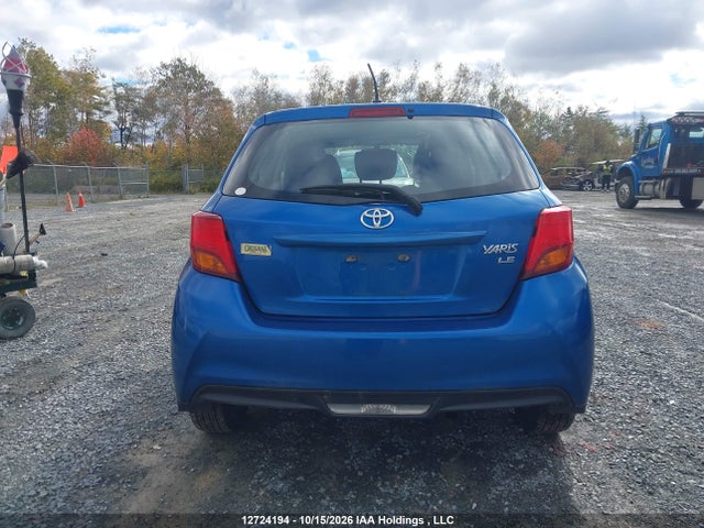 12724194 :رقم المزاد ، VNKKTUD39FA020141 vin ، 2015 Toyota Yaris Le مزاد بيع