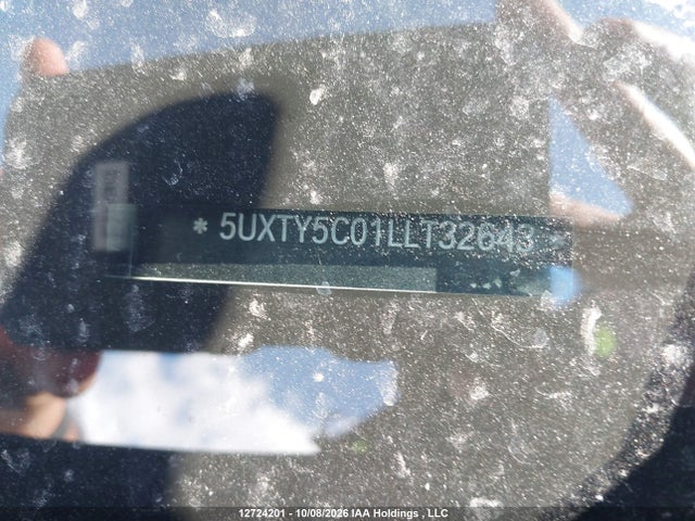 5UXTY5C01LLT32643 BMW X3 Xdrive30i
