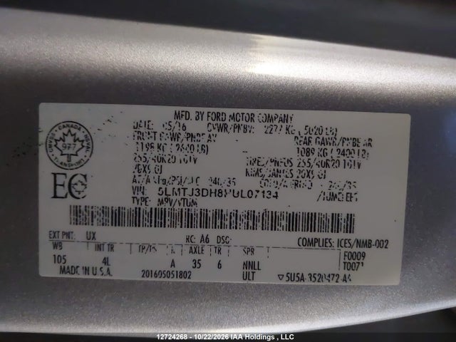 Lincoln Mkc Reserve 2017 5LMTJ3DH8HUL07134 Image 9