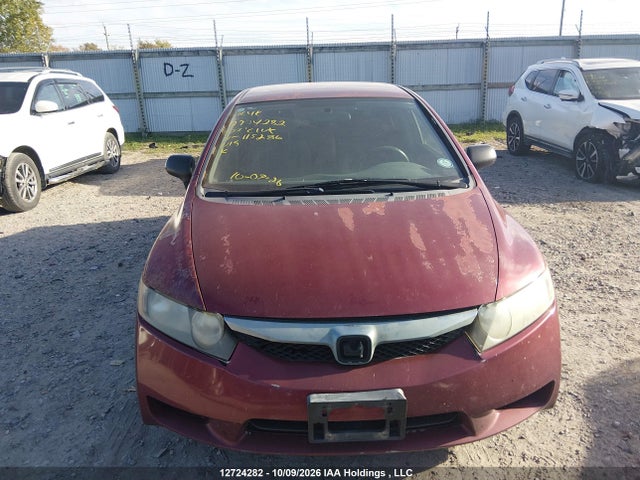 12724282 :رقم المزاد ، 2HGFA16419H115286 vin ، 2009 Honda Civic Dx-g مزاد بيع