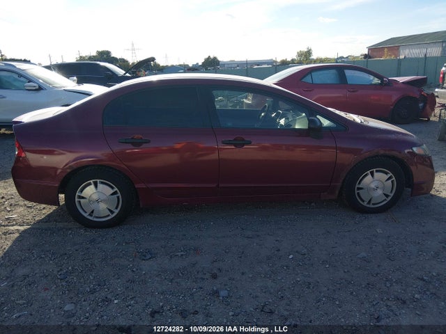 12724282 :رقم المزاد ، 2HGFA16419H115286 vin ، 2009 Honda Civic Dx-g مزاد بيع