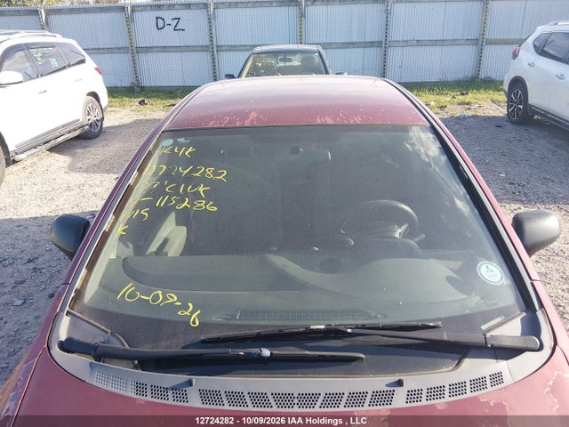 12724282 :رقم المزاد ، 2HGFA16419H115286 vin ، 2009 Honda Civic Dx-g مزاد بيع