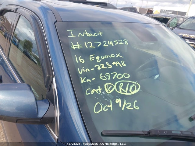 12724328 :رقم المزاد ، 2GNFLFEK8G6225998 vin ، 2016 Chevrolet Equinox 1lt مزاد بيع