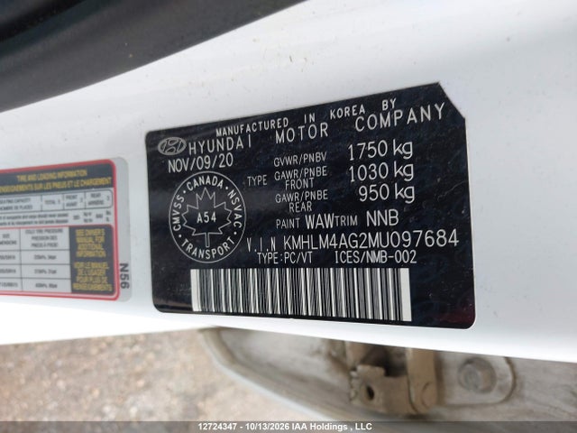 Продажа на аукционе авто 2021 Hyundai Elantra Preferred Ivt, vin: KMHLM4AG2MU097684, номер лота: 12724347