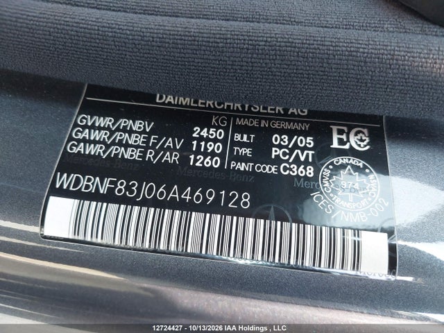 Продаж на аукціоні авто 2006 Mercedes-benz S 430 4matic, vin: WDBNF83J06A469128, номер лоту: 12724427