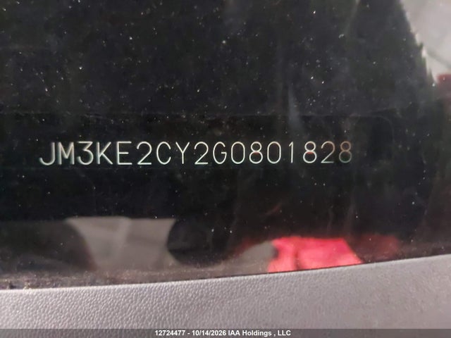 12724477 :رقم المزاد ، JM3KE2CY2G0801828 vin ، 2016 Mazda Cx-5 Touring مزاد بيع