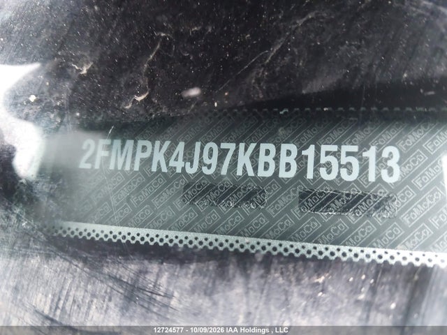 Ford EDGE SEL 2019 2FMPK4J97KBB15513 Image 17