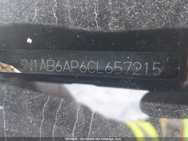 Aukcja sprzedaży 2012 Nissan Sentra 2.0, vin: 3N1AB6AP6CL657215, numer aukcji: 12724635