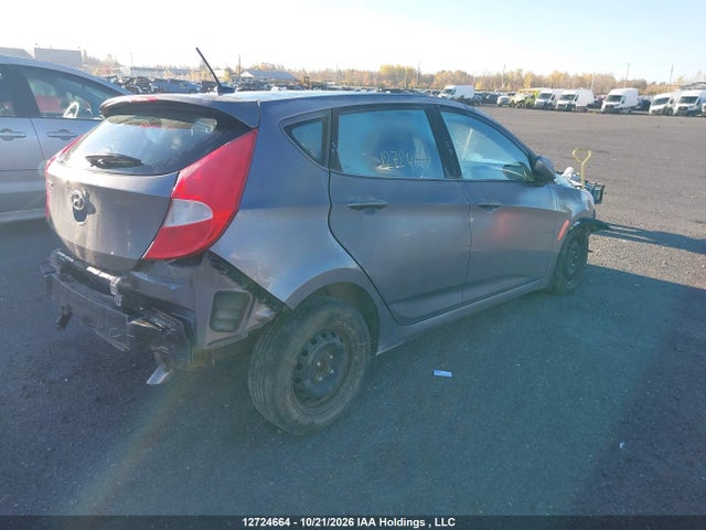 12724664 :رقم المزاد ، KMHCT5AE8GU254758 vin ، 2016 Hyundai Accent Gl مزاد بيع