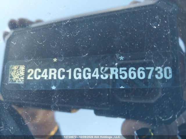 Продаж на аукціоні авто 2025 Chrysler Pacifica Limited, vin: 2C4RC1GG4SR566730, номер лоту: 12724672