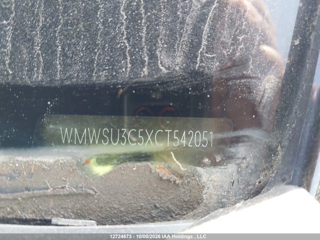 Продажа на аукционе авто 2012 Mini Cooper, vin: WMWSU3C5XCT542051, номер лота: 12724673