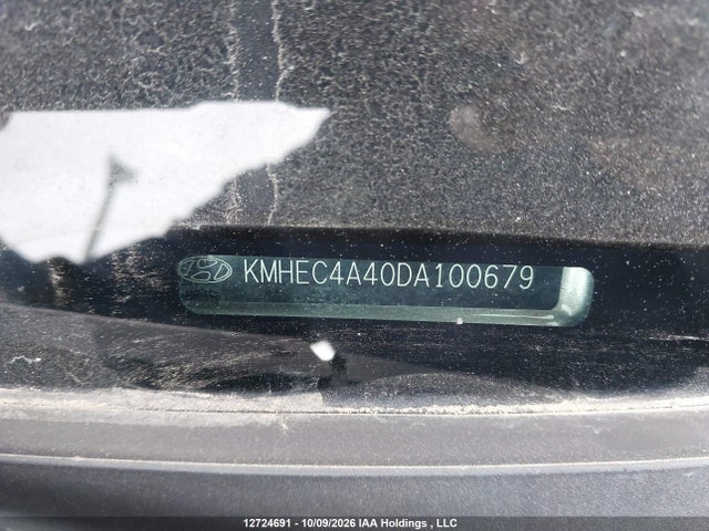 12724691 :رقم المزاد ، KMHEC4A40DA100679 vin ، 2013 Hyundai Sonata Hybrid Hybrid مزاد بيع