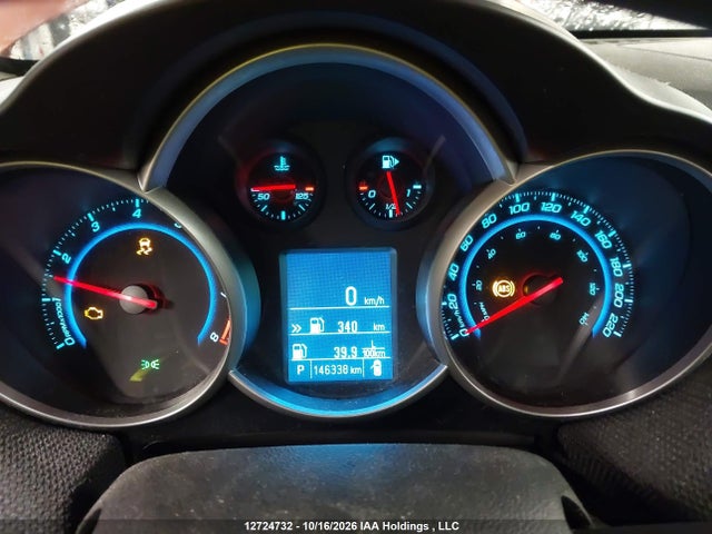 2012 Chevrolet Cruze Lt მანქანა იყიდება აუქციონზე, vin: 1G1PF5SC2C7375457, აუქციონის ნომერი: 12724732