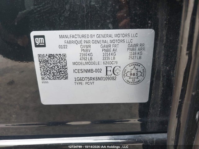 Cadillac CT5 2022 1G6DT5RK6N0109082 Image 18
