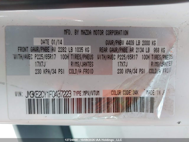 Mazda Cx-5 Gs 2015 JM3KE2CY1F0437223 Image 19