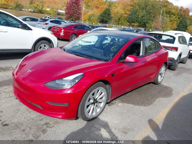 Tesla MODEL 3 2022 5YJ3E1EB4NF301829 Image 2