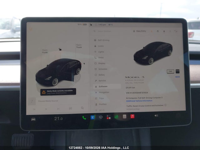 Tesla MODEL 3 2022 5YJ3E1EB4NF301829 Image 7