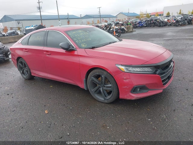 Продажа на аукционе авто 2021 Honda Accord Sport 1.5t, vin: 1HGCV1F36MA801331, номер лота: 12724967