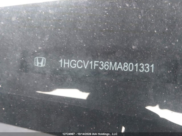 Продажа на аукционе авто 2021 Honda Accord Sport 1.5t, vin: 1HGCV1F36MA801331, номер лота: 12724967