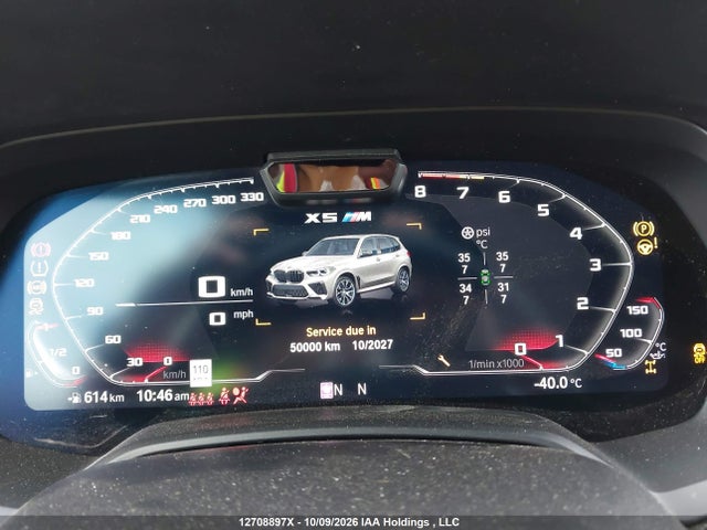12708897 :رقم المزاد ، 5YMJU0C02M9E31455 vin ، 2021 Bmw X5 M Competition مزاد بيع