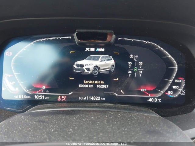 12708897 :رقم المزاد ، 5YMJU0C02M9E31455 vin ، 2021 Bmw X5 M Competition مزاد بيع