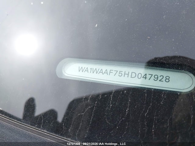 12707209 :رقم المزاد ، WA1WAAF75HD047928 vin ، 2017 Audi Q7 3.0t Technik مزاد بيع