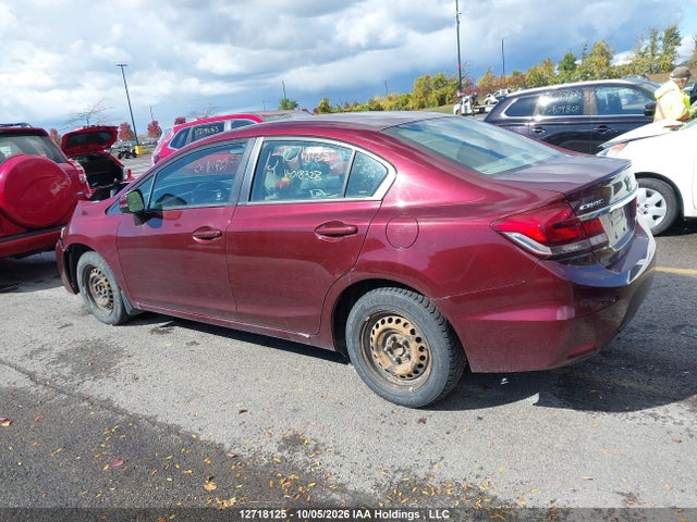 Auction sale of the 2013 Honda Civic Lx, vin: 2HGFB2F45DH018328, lot number: 12718125