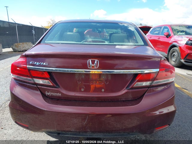 Auction sale of the 2013 Honda Civic Lx, vin: 2HGFB2F45DH018328, lot number: 12718125