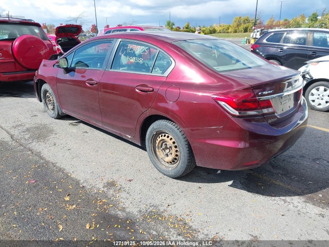 Auction sale of the 2013 Honda Civic Lx, vin: 2HGFB2F45DH018328, lot number: 12718125