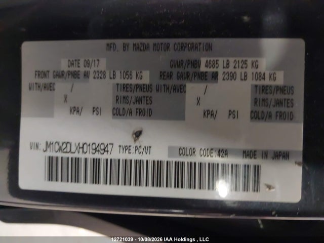 Mazda Mazda5 Gt 2017 JM1CW2DLXH0194947 Image 19